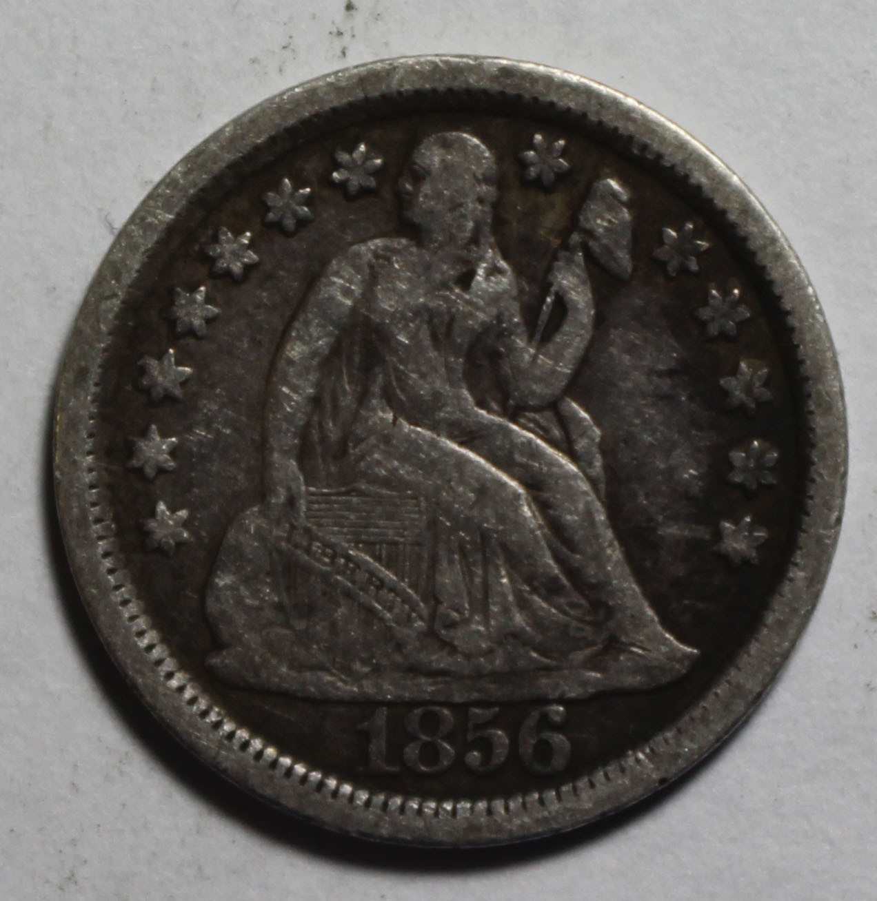 1856 Seated Dime WZ147 | eBay