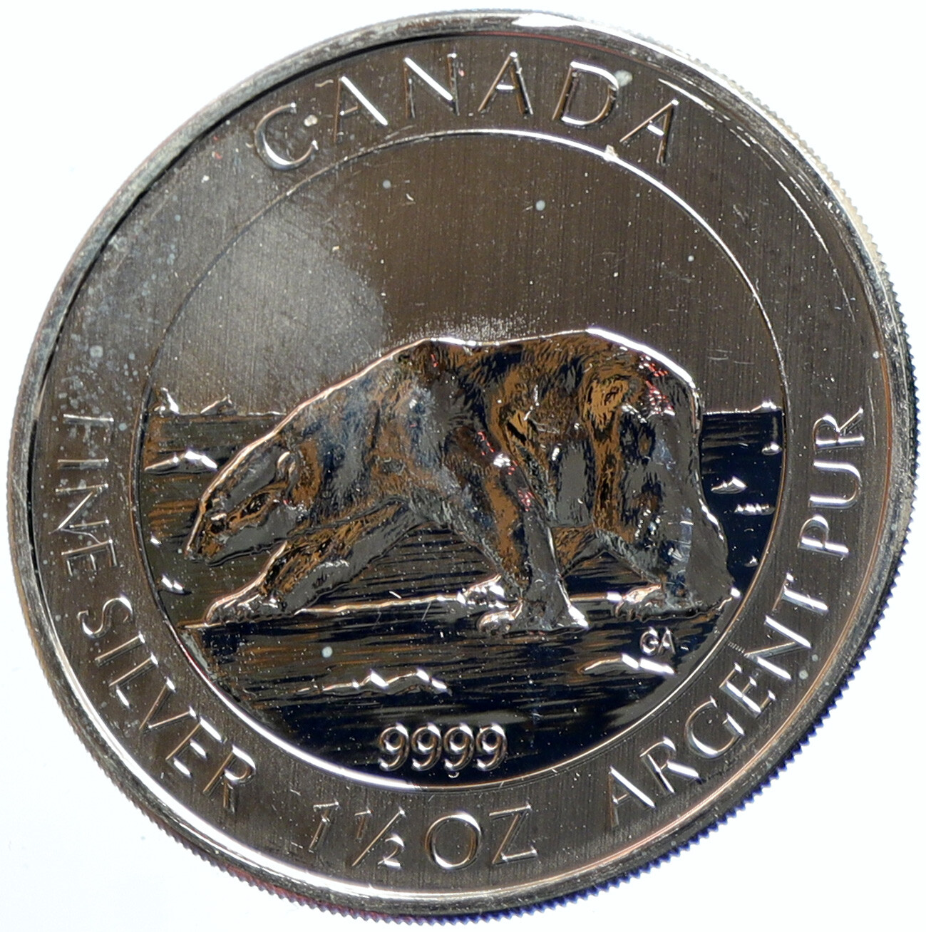 2013 CANADA UK Queen Elizabeth II POLAR BEAR Nordic Proof
