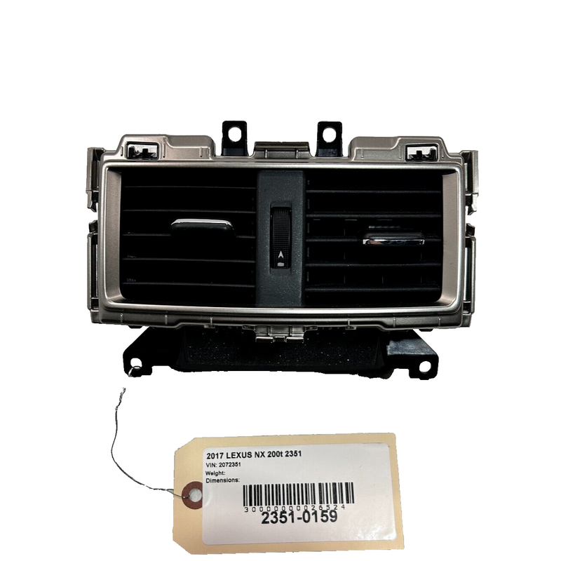 Used 2015-2017 LEXUS NX200T REAR LOWER REGISTER CONSOLE BOX AIR VENT OEM