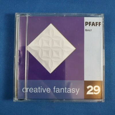 Pfaff Embroidery Card Creative Fantasy #29 Quilts 7570,7560,2140,2170 RARE!