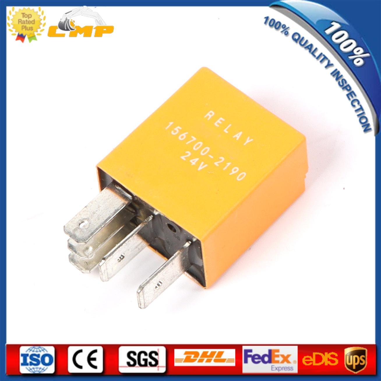 24V Relay 4436534 For Hitachi Excavator ZX210 ZX80 ZX240