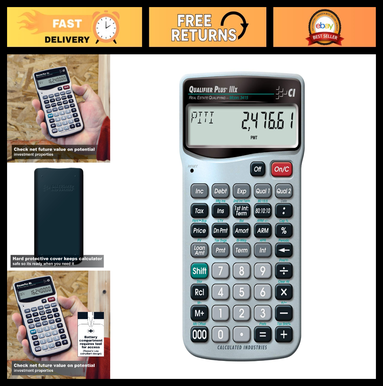 Advanced Real Estate Mortgage Calculator | Buyer Pre-Qualifying | Payments, Amor