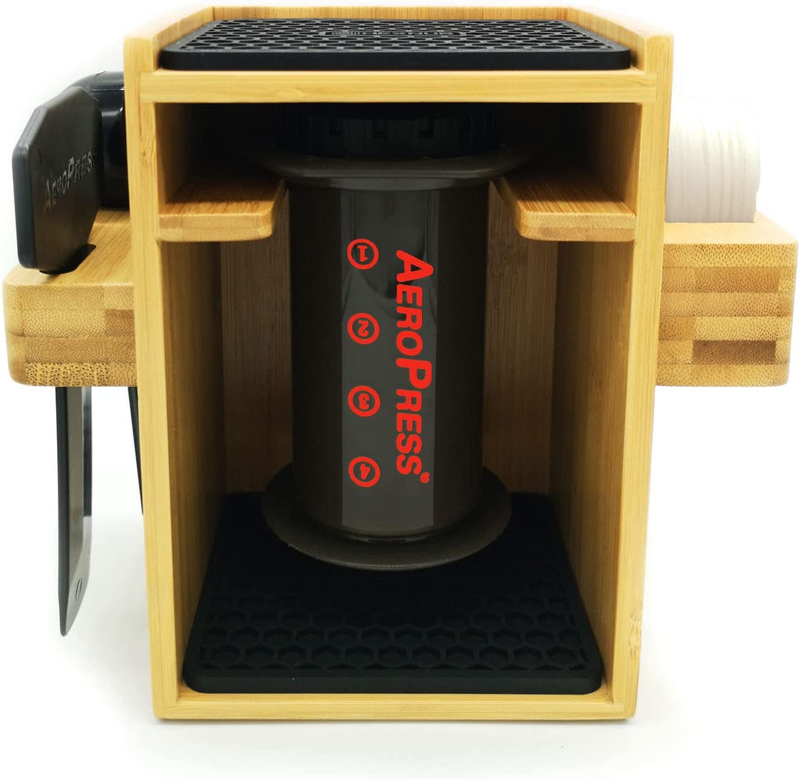 , Caddy Station Holds Aeropress Coffee M