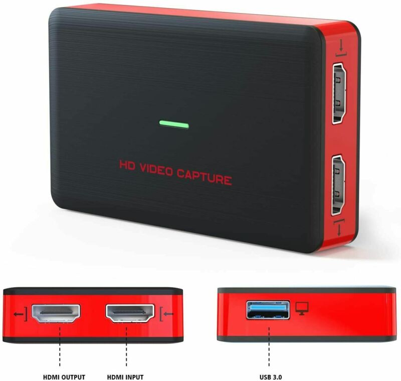 Usb 3.0 Hdmi Hd Game Video Capture Card 1080p 60fps Game Recorder Box Streaming 