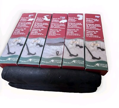5 Boxes Adams Yard Decor Stake Kits-4 Wireframe, 1 Inflatables, 22 Total NOS