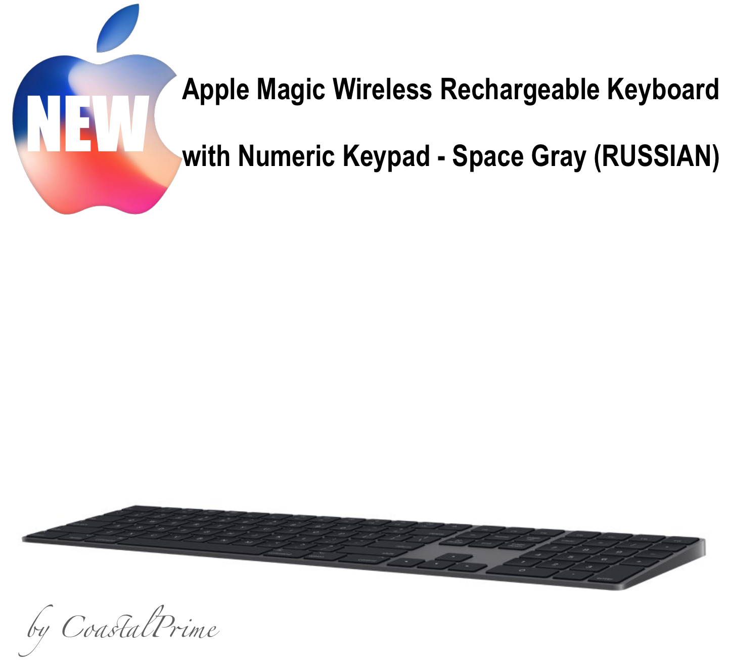 NEW Apple Magic Keyboard Numeric Keypad Wireless Rechargeable