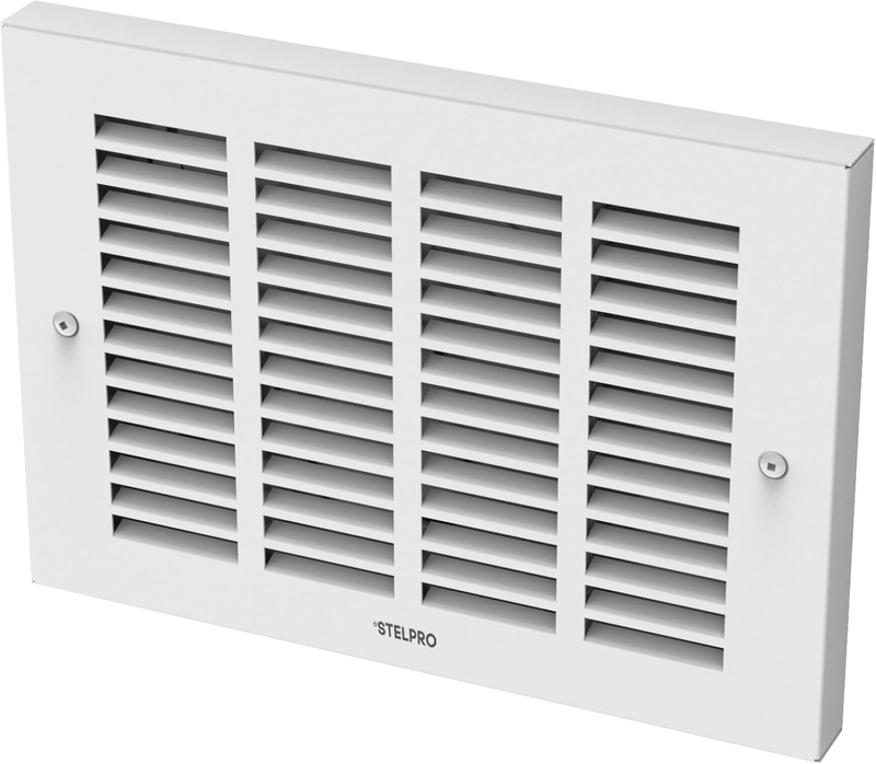 Sonoma Horizon Wall Fan Heater – 1500W or 750W / 120V – 12 5/8″ H × 9 1/16″ W – Compact Design – Silent Comfort, Quick Heat – No Built-In Thermostat – White (ASOH1501WCW)