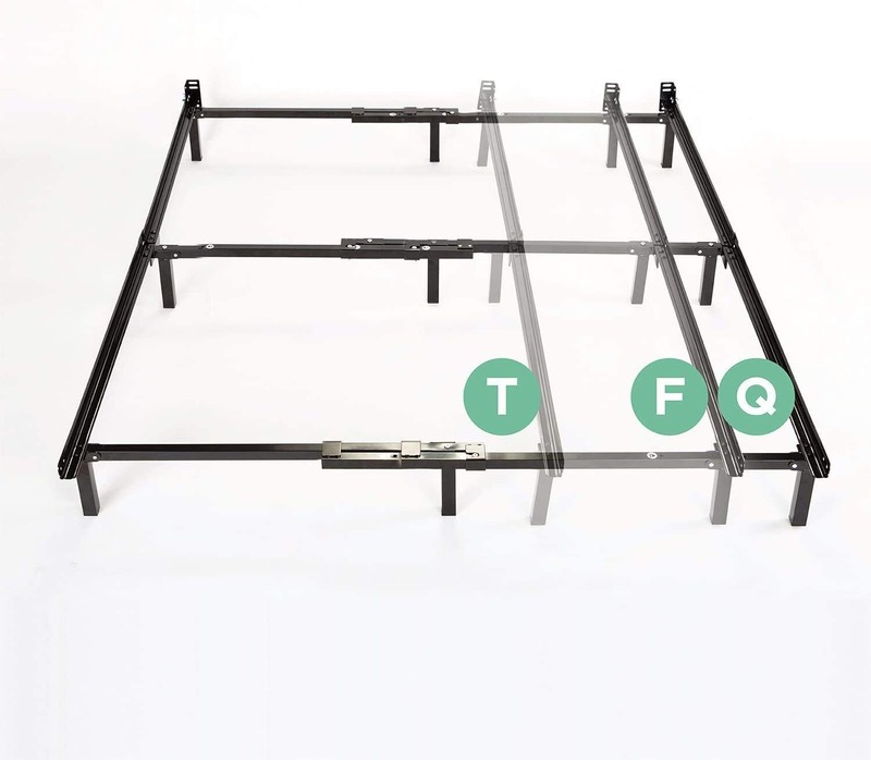 For Mattress And Box Spring Set 7 Inch Support Black Steel