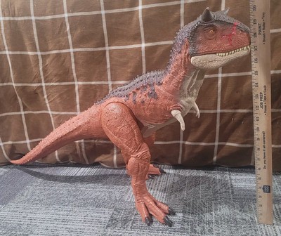 GIANT Jurassic World Carnotaurus Dinosaur Figure 20'' Tall xn 36''Colossal Mattel