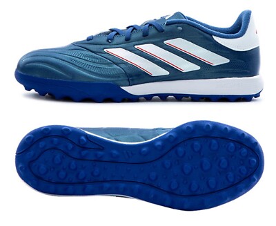 Adidas Men COPA Pure 2.3 TF Cleats Futsal Blue Soccer Shoes Boot Spike IE4904