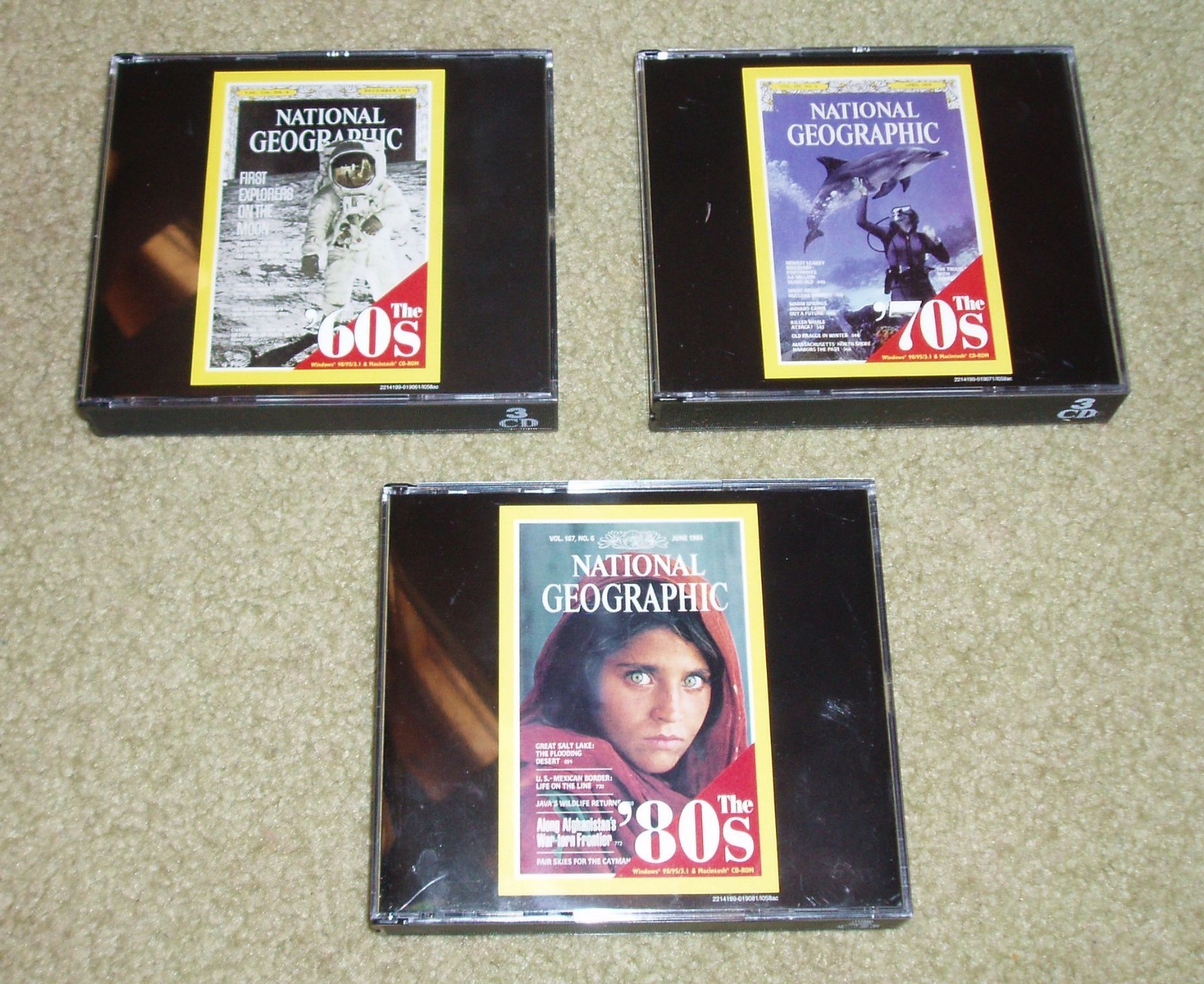 National Geopgraphic CD-Rom set, 31 discs