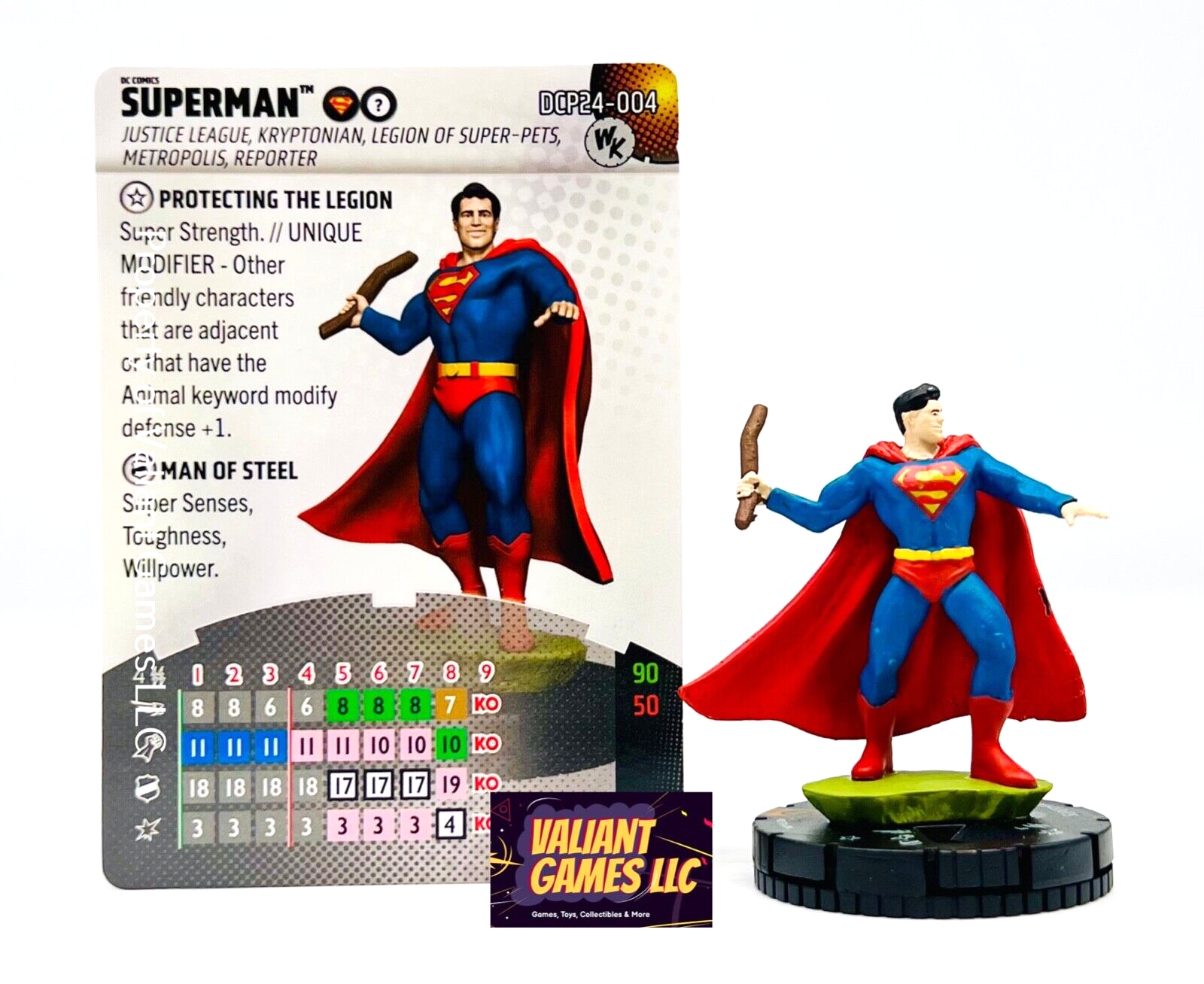 特撮 Man of Steel Heroclix Blind Bag Countertop Display (24 Packs) HeroClix DC Comics Man of Steel Blind Pack – Pop Rocks Comics