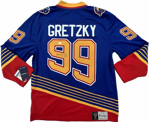 WAYNE GRETZKY #99 SIGNED FANATICS ST. LOUIS BLUES HOCKEY