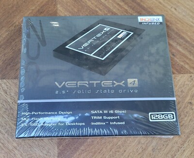 OCZ Vertex 4 128GB Internal 2.5'' (VTX425SAT3128G) SSD } New, Sealed + Fast Ship