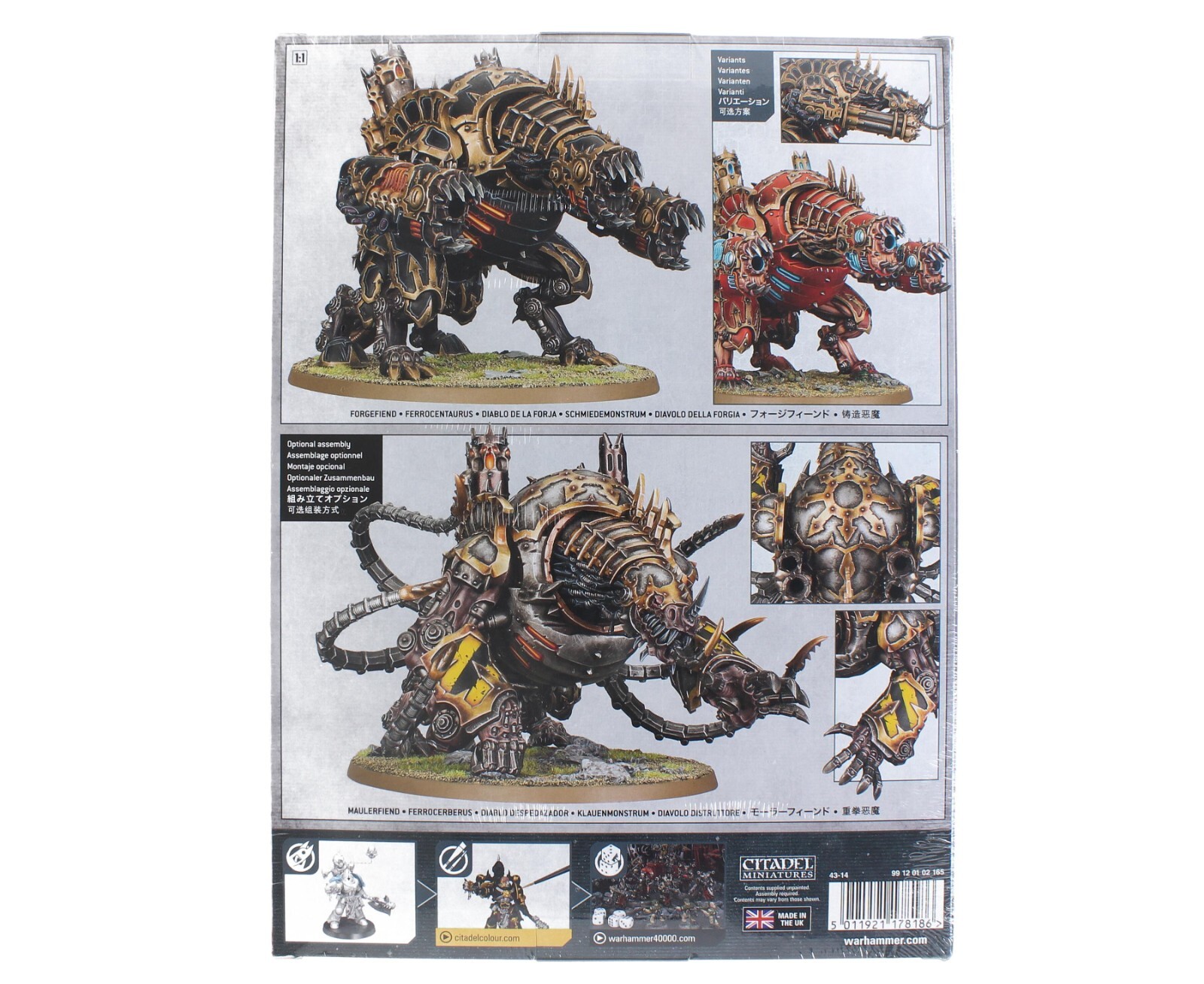 Warhammer 40k Chaos Космодесантник Хаоса, Демон-кузнец или Сокрушитель, НОВЫЙ в коробке