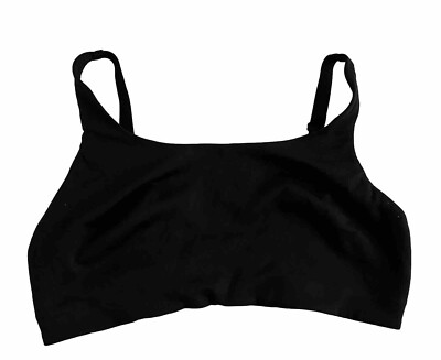 Lululemon In Alignment Straight Strap Bra Light Support Black 12