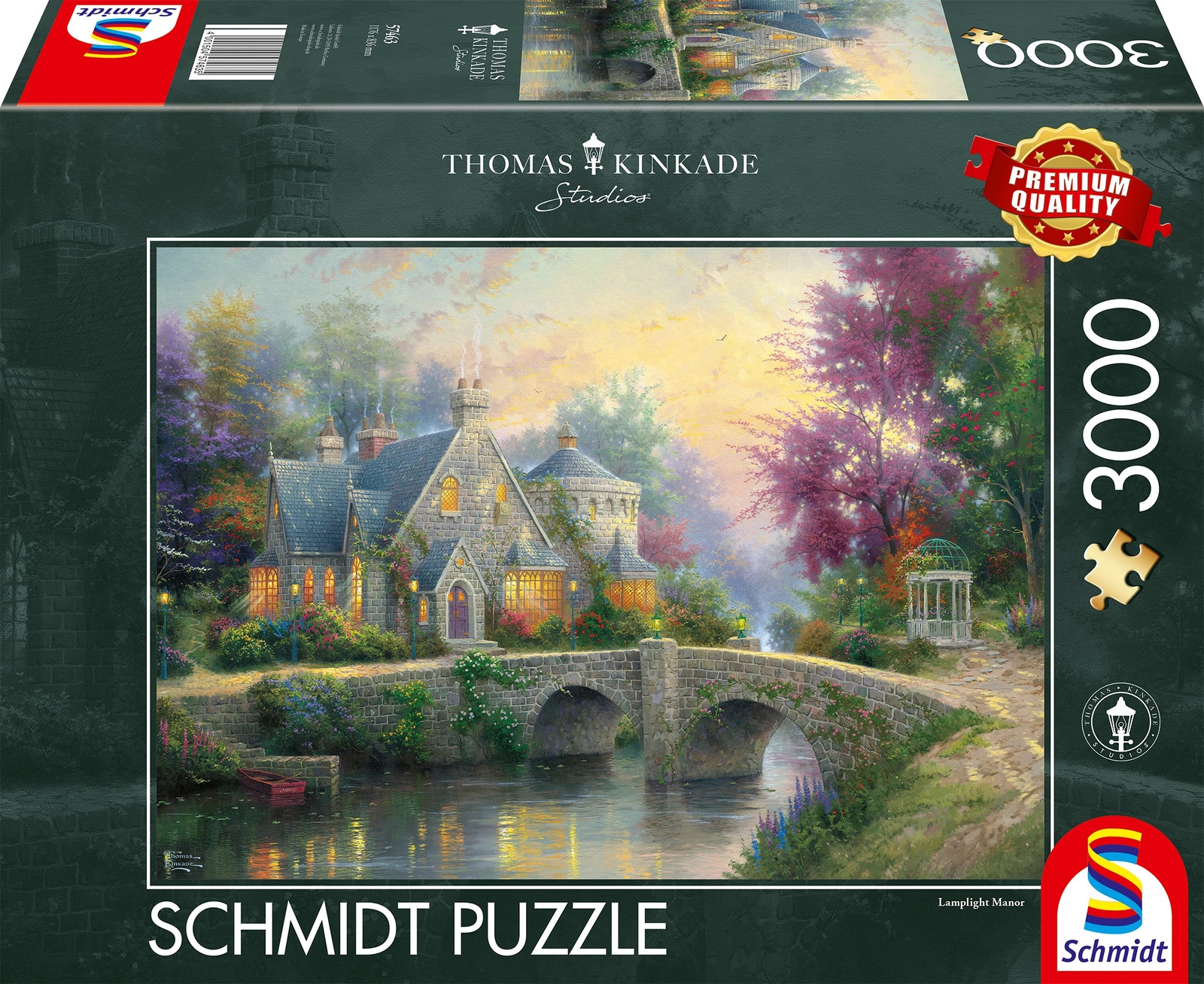 Schmidt Spiele Puzzle 57463 - Thomas Kinkade, Abendstimmung Schmidt Spiele Puzzle 57463 - Thomas Kinkade, Abendstimmung