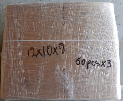 Box 12x10x8 half price new with original wrap U Line 3 packs of 50 each
