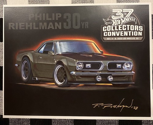 Hot Wheelsプリムス バラクーダ 37th convention 2023 37th Hot Wheels Convention Phil Reilman Dinner Complete