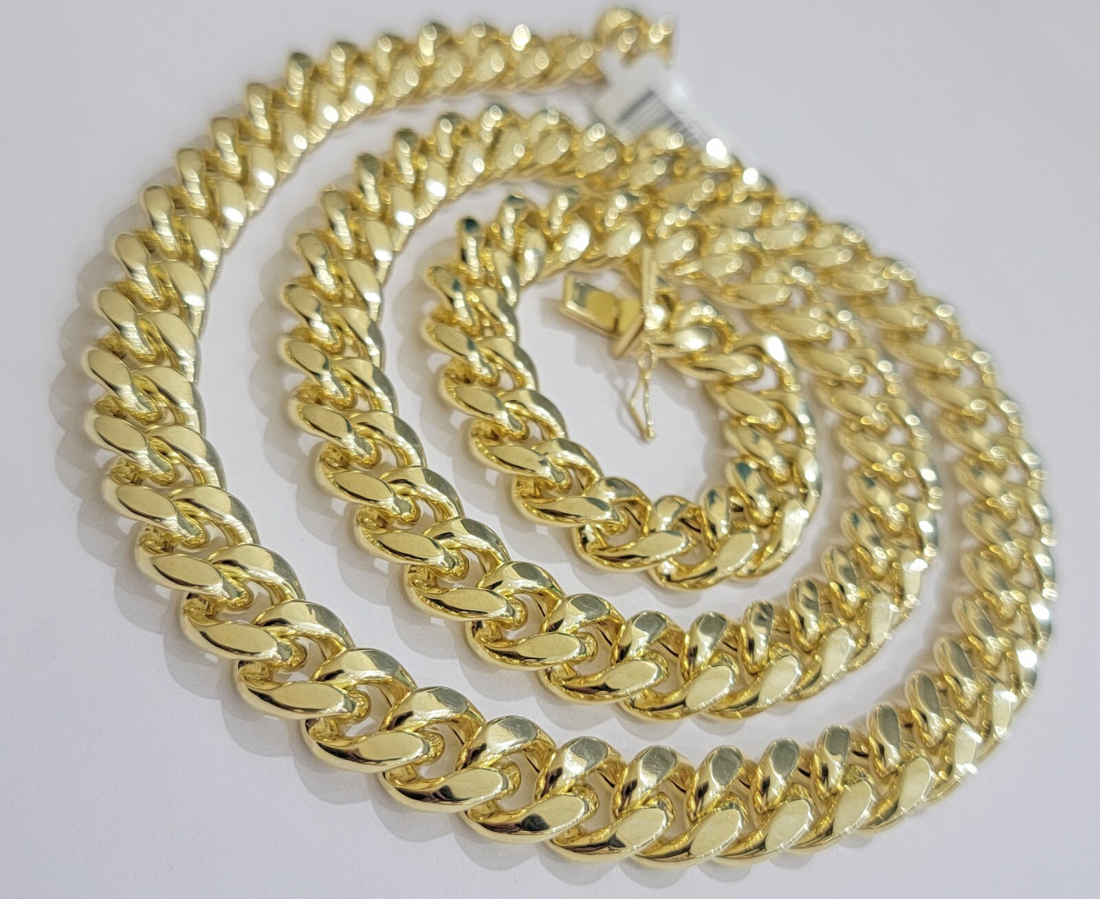 Pre-owned My Elite Jeweler 12mm Cuban Link Chain 10k Yellow Gold Mens Necklace 26" Box Clasp Real 10kt Sale