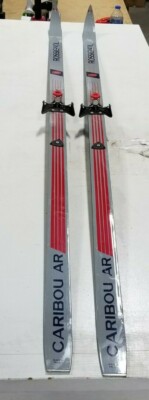 ROSSIGNOL CARIBOU VINTAGE CROSS COUNTRY SKIS 208 CM NEW NEVER DRILLED//WAXABLE