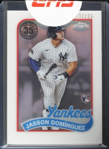 イ*ラ様 【最新版】TOPPS HERITAGE MLB ジェイソン・ドミンゲス 2025 Topps Heritage #453 Jasson Dominguez Pink Sparkle