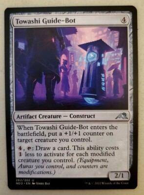 1x Towashi Guide-Bot Kamigawa Neon Dynasty MTG Magic the Gathering NM