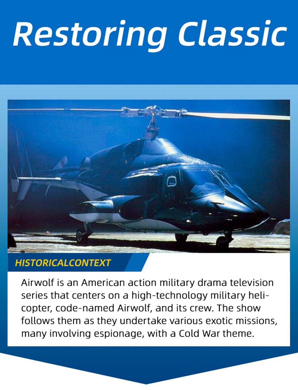 Fly wing Airwolf Scale 3D 6CH GPS Auto Return Hovering RC RTF Helicopter Toys