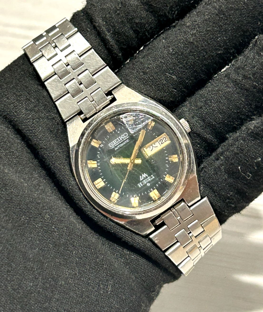 SEIKO lordmatic special automatic カットガラス セイコー SEIKO ロードマチックスペシャル 9面カットガラス仕様
