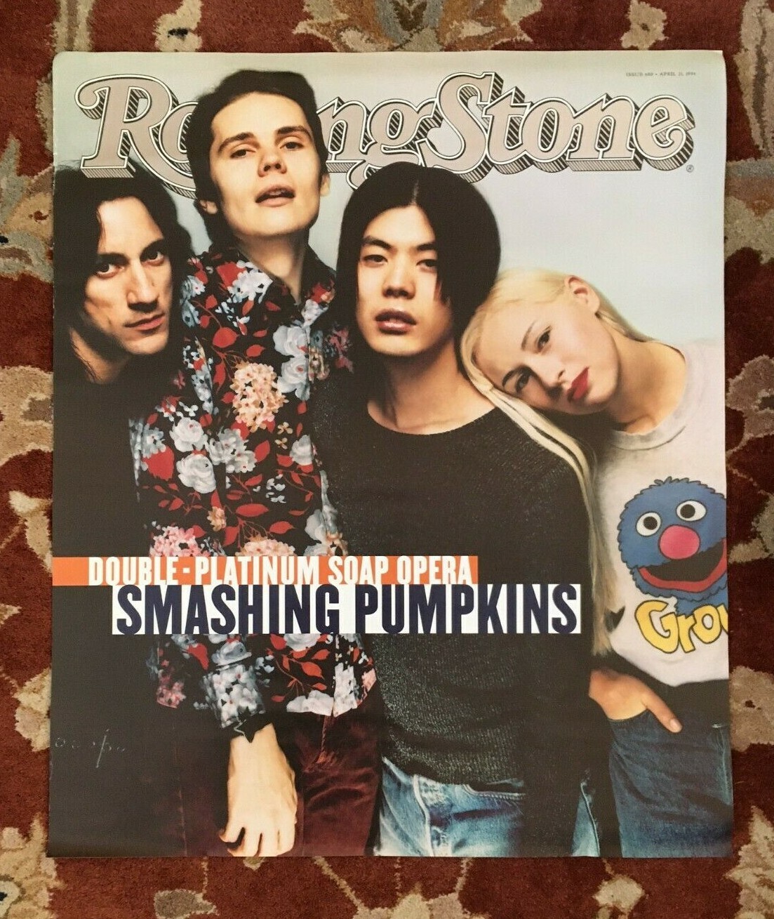 smashing pumpkins サイアミ　ポスター　当時物　オリジナル SMASHING PUMPKINS サイアミーズ ドリーム 1993 広告ページ
