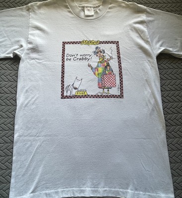 Vintage 90s Shoebox Greetings Hall Mark Maxine Single Stitch T-Shirt 1990 s USA