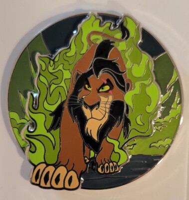 2023 Disney Parks Scar Lion King Open Edition OE Villain Profile Pin