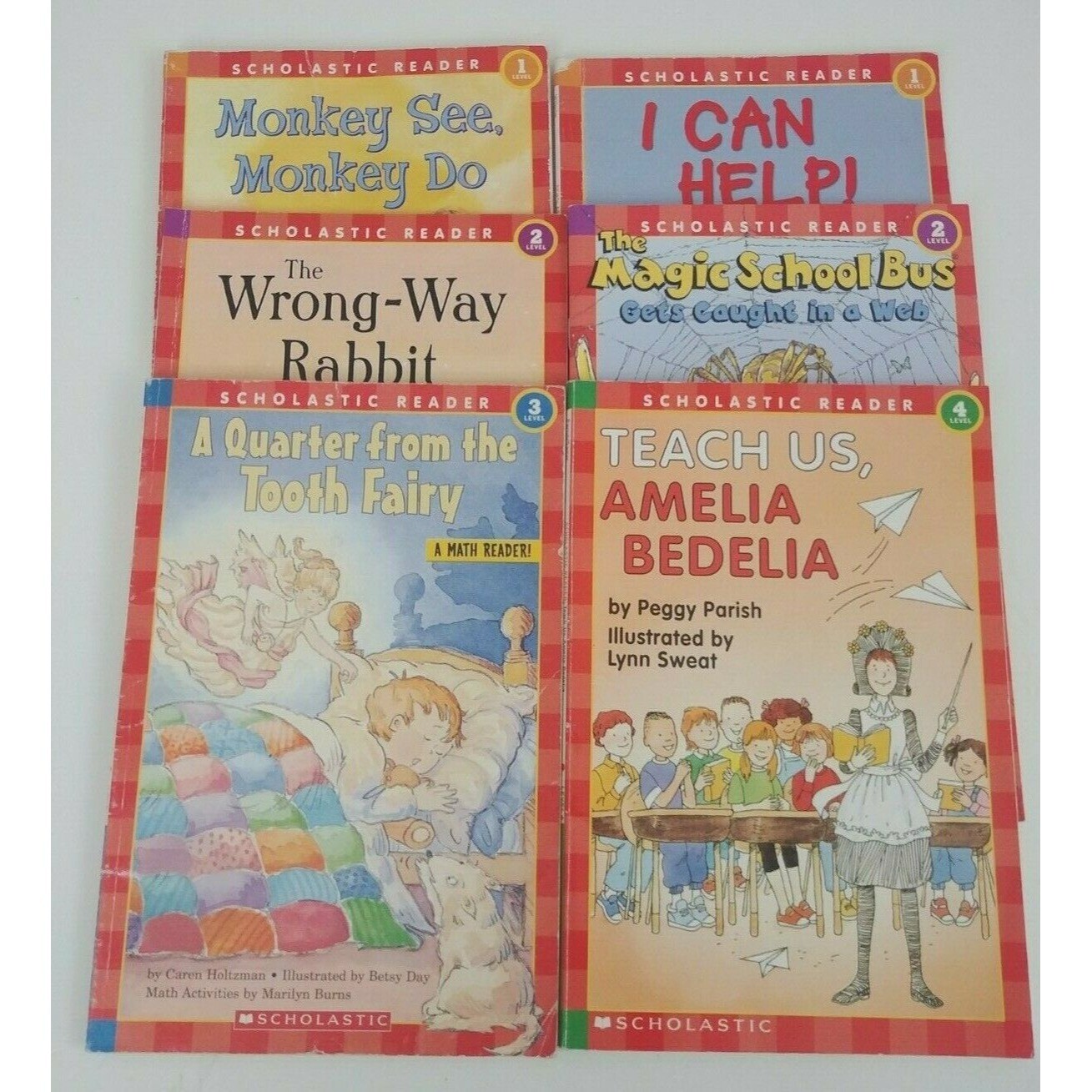 Vintage Lot of 6 Scholastic Reader Paperback Books Level 1