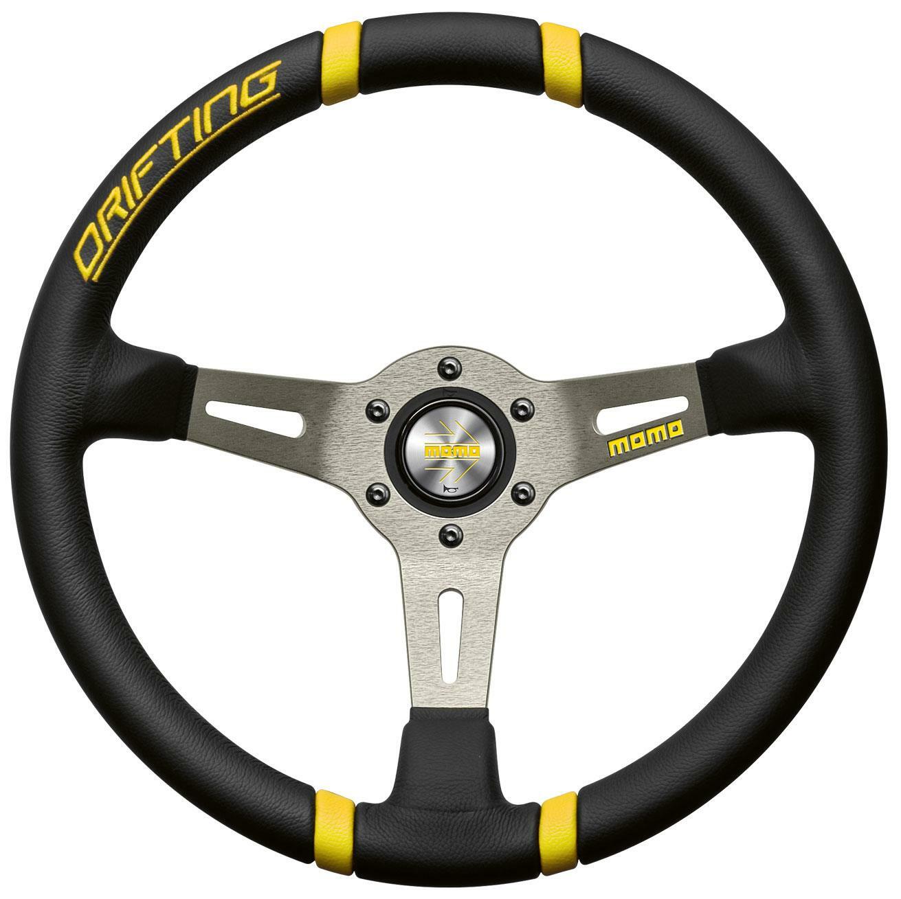 Momo Drifting Tuning Steering Wheel 350mm Leather Momo Drifting Tuning Steering Wheel 350mm Leather