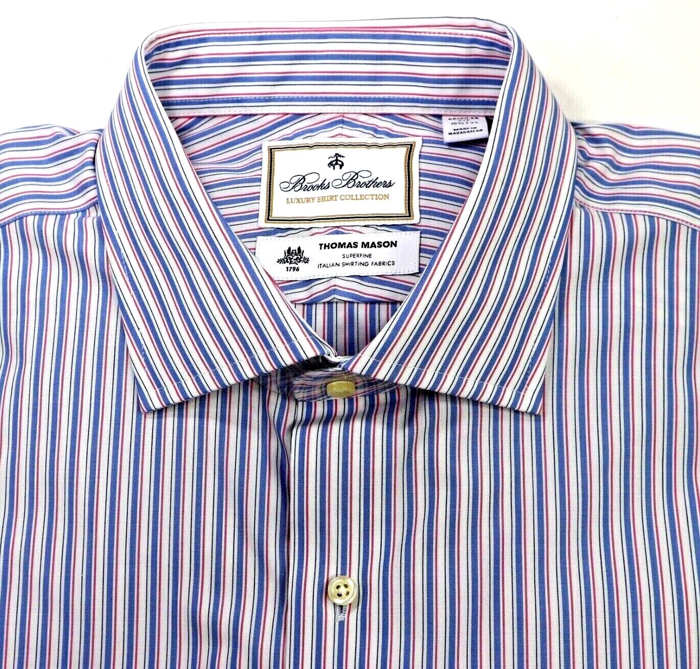 Brooks Brothers Thomas Mason Luxury Shirt Collection 16/16.5