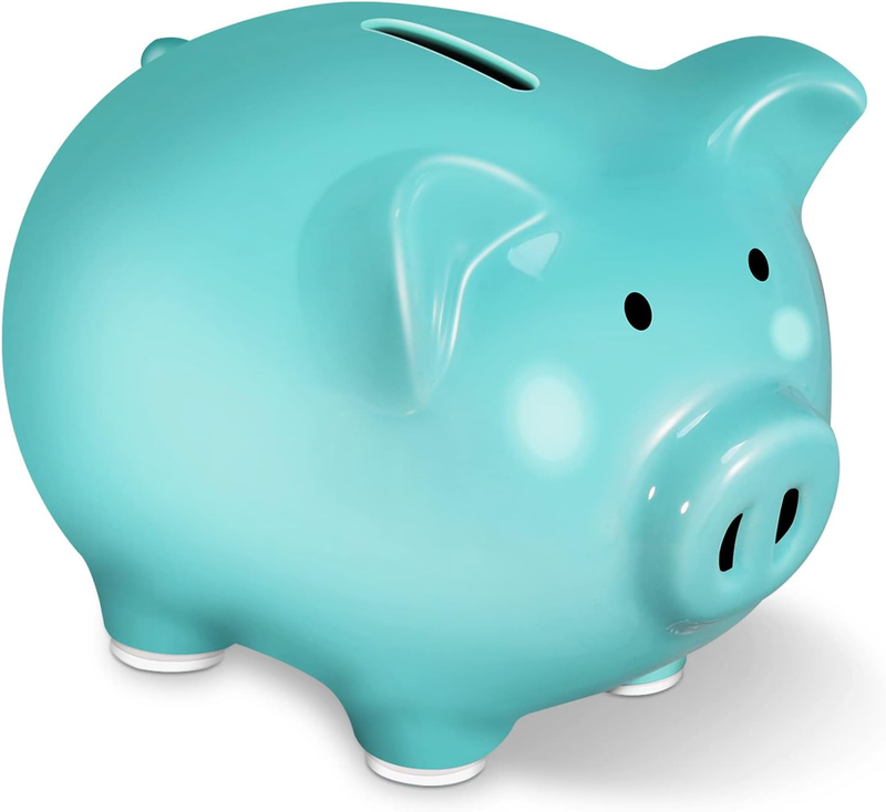 Piggy Bank, DIY Coin Bank for Girls Boys Kids, Ceramic Money Bank Practical Gift