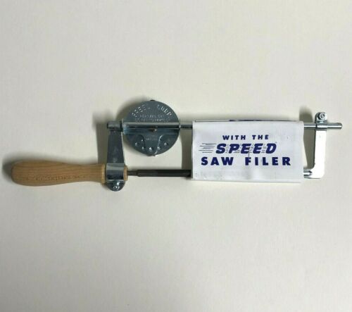 Vintage Speed Saw Filer Speed Corp New old Stock Woodworking Sharpener USA