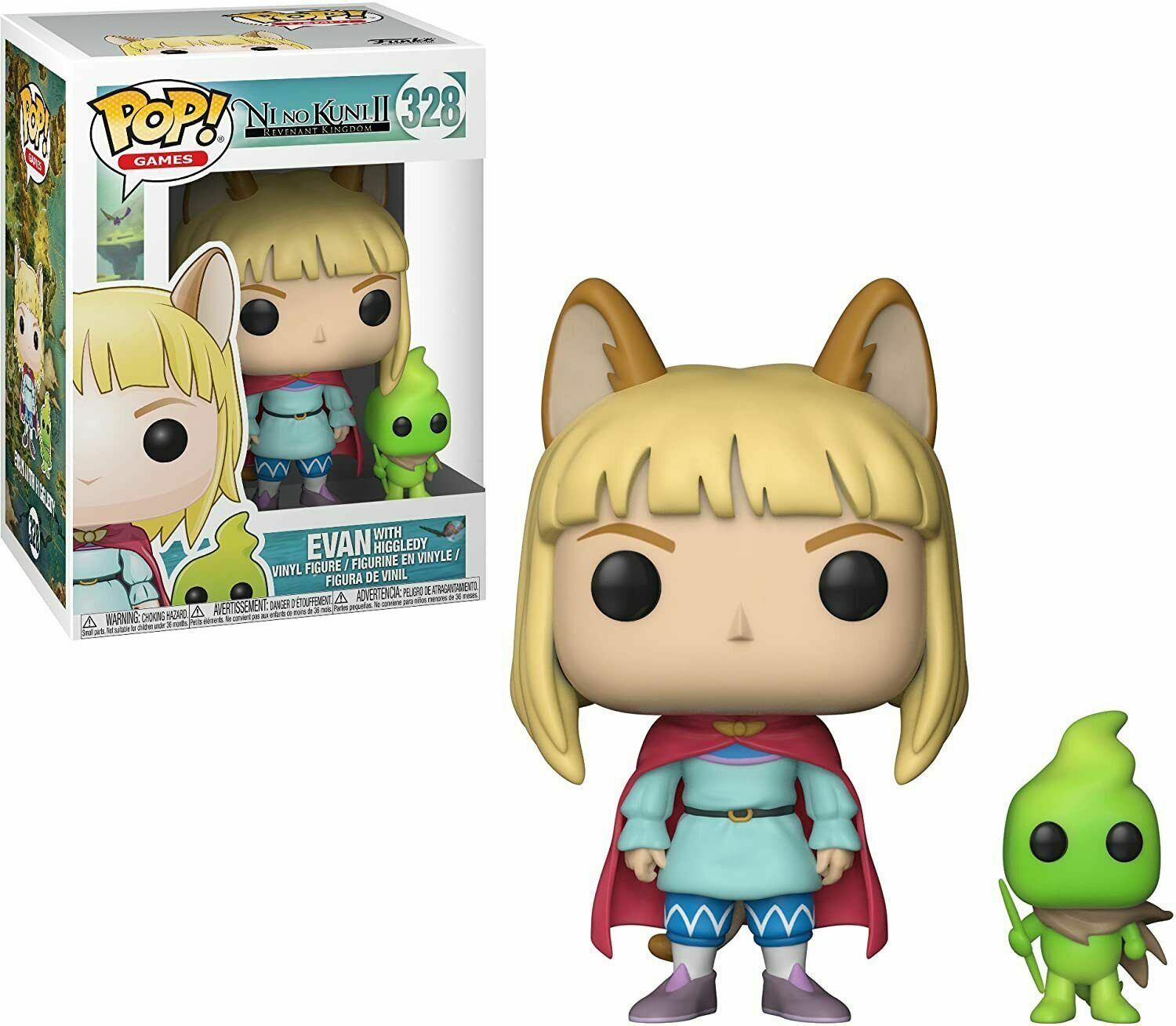 Funko POP! Ni no Kuni 2:Revenant Kingdom EVAN with HIGGLEDY Funko POP! Ni no Kuni 2:Revenant Kingdom EVAN with HIGGLEDY