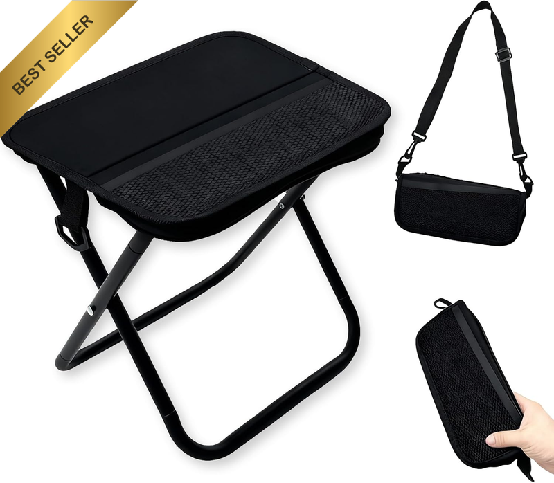 Lightweight Folding Stool,Portable Handbag-Style Camping Chair, Portable Camping