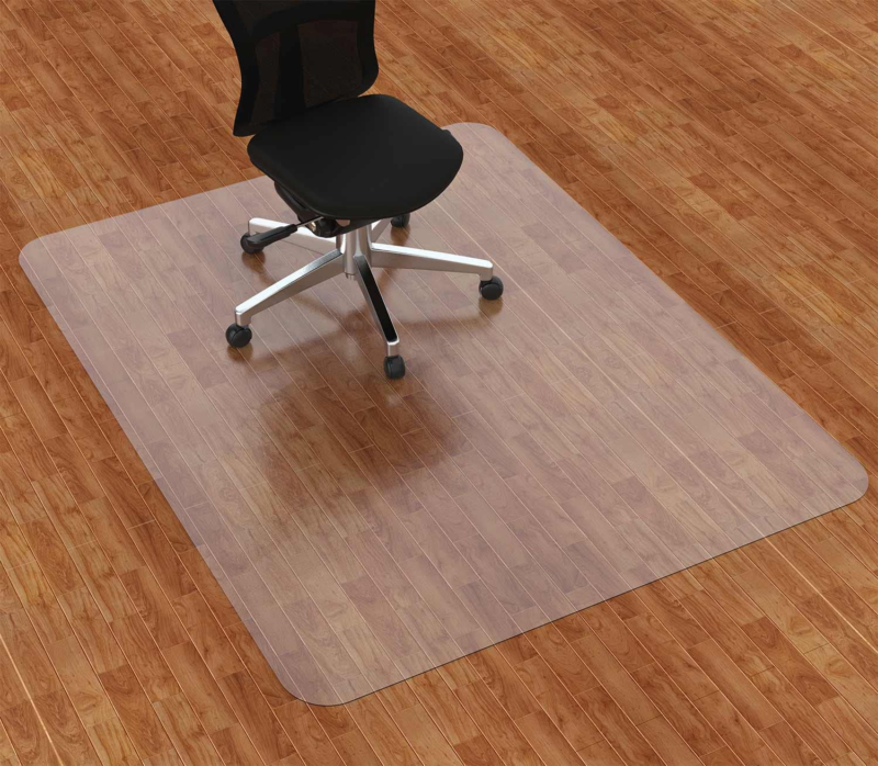 Office Chair Mat for Hardwood Floor 45 X 53 Clear Desk Chair