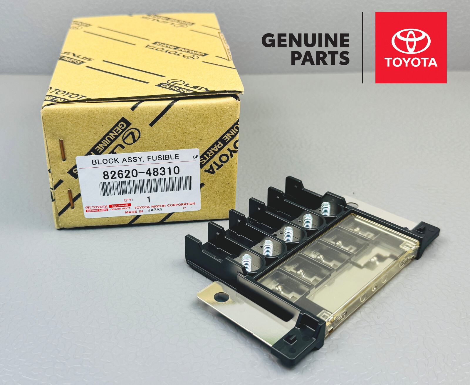 82620-48310 GENUINE TOYOTA OEM BLOCK ASSY, FUSIBLE