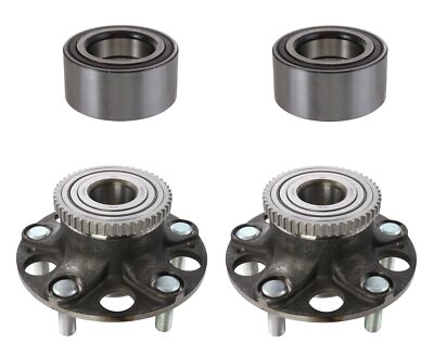 BCA Front Wheel Bearings & Rear Hub Assemblies Kit For Acura TL Honda Accord FWD