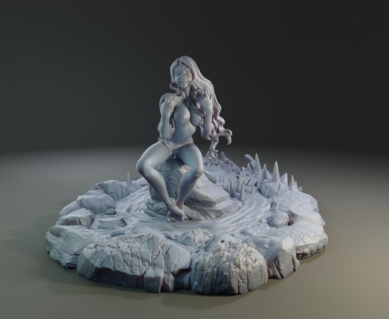 Deep Cave Angler Ophidian NSFW  - 1/24 75mm resin