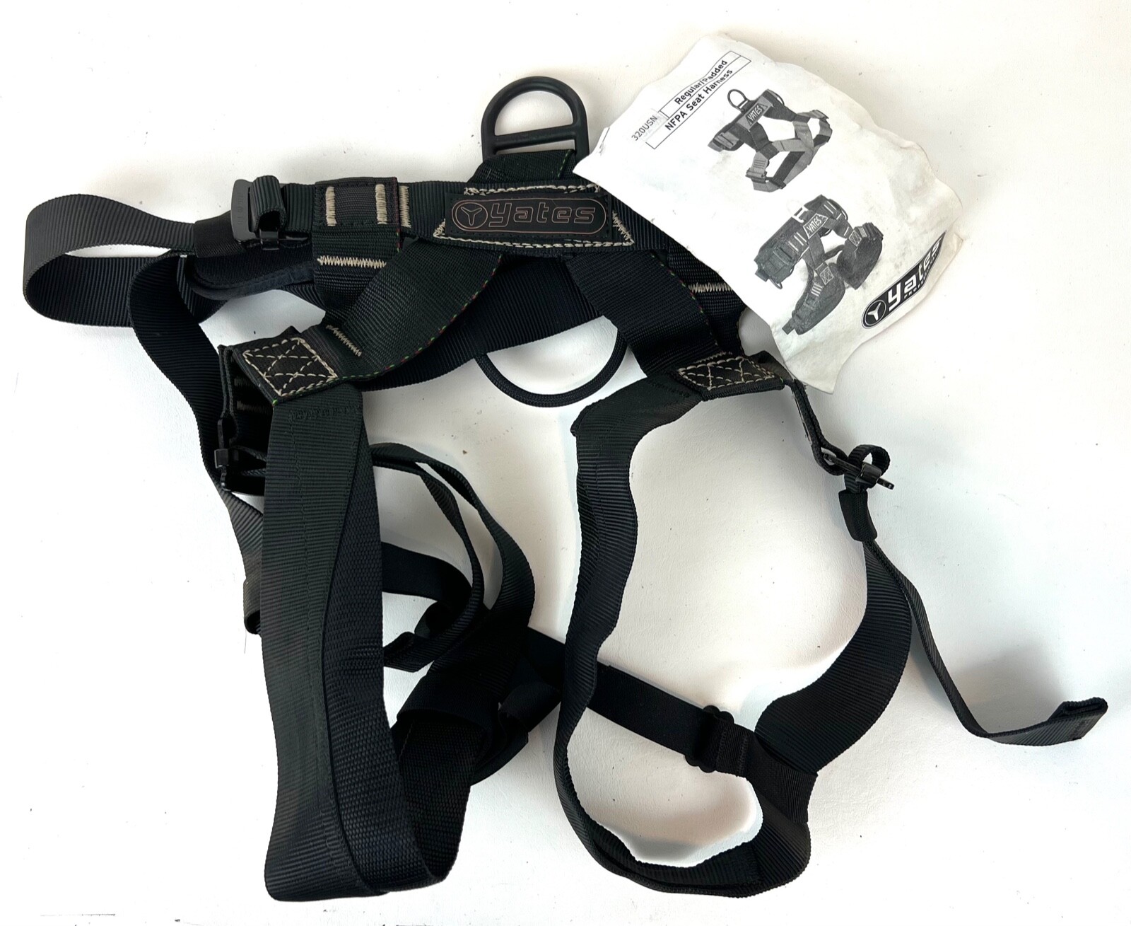 New Yates 320 Tactical NFPA Seat Harness Rappel  Black 26