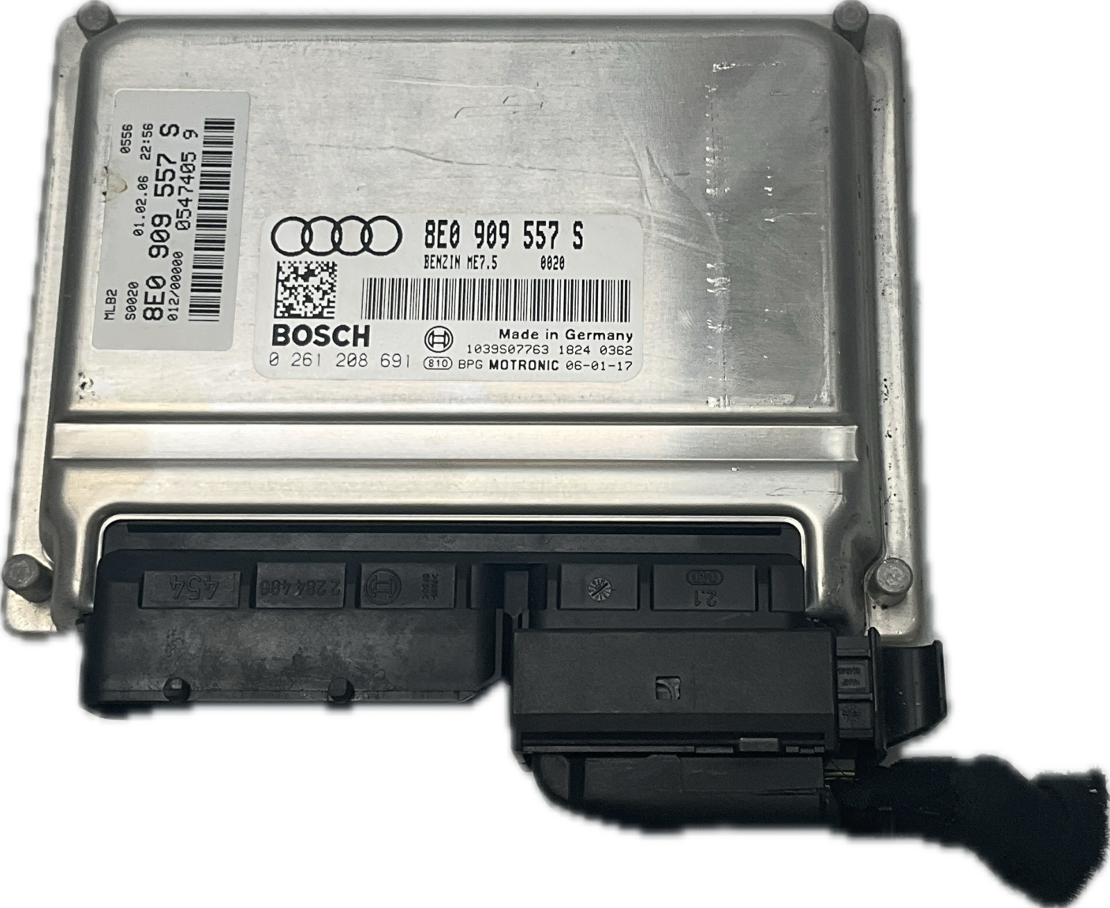 Centralina motore per modello: AUDI A4 codice ricambio: 8e0909557s  0261208691