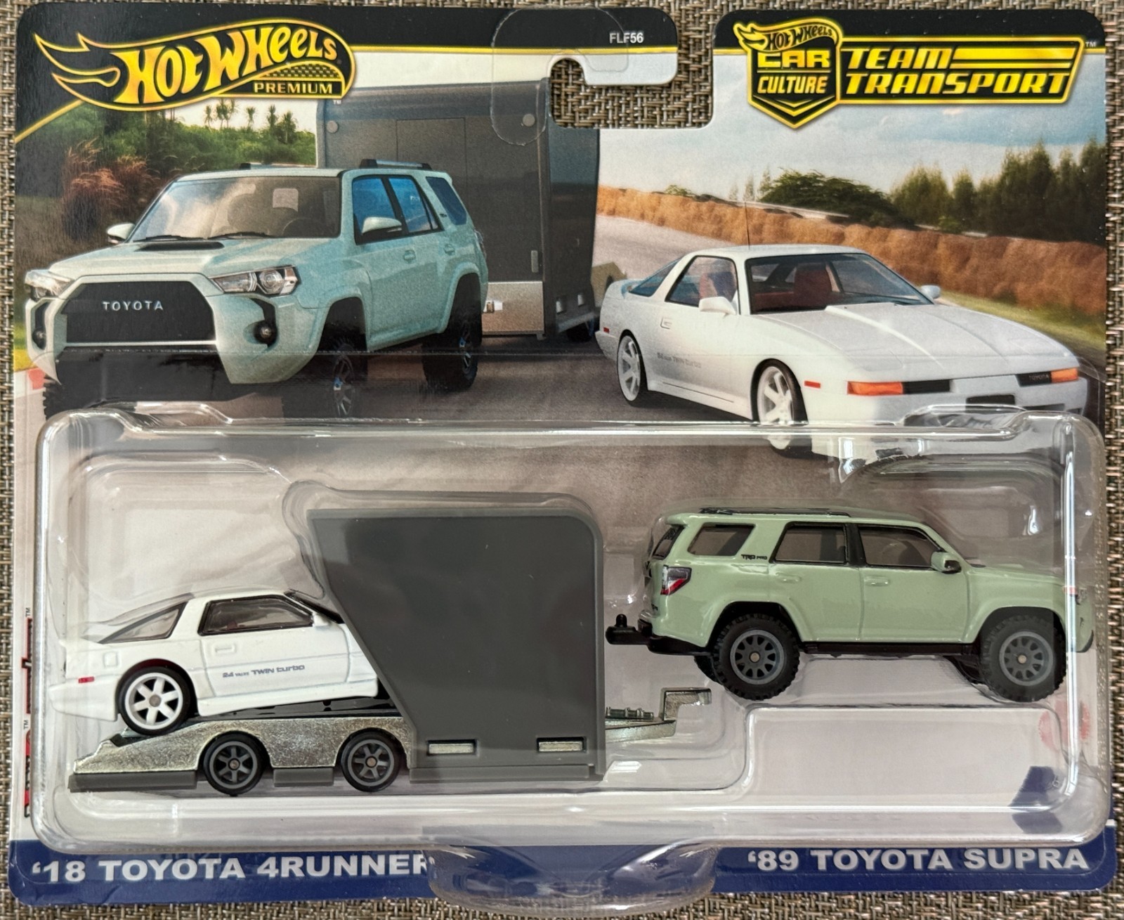 ホットウィール チームトランスポート　18 トヨタ4ランナー&89 スープラ Hot Wheels Team Transport '18 Toyota 4Runner & '89 Toyota