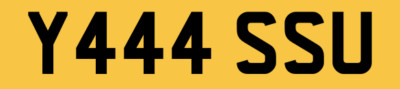 YASSER YASMIN YAS YASIN NUMBER PLATE REG PRIVATE REGISTRATION FOR SALE Y444 SSU