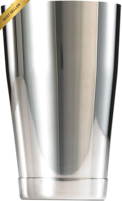 M37007 Cocktail Shaker Tin, Small 18 Oz (532 Ml), Stainless Steel