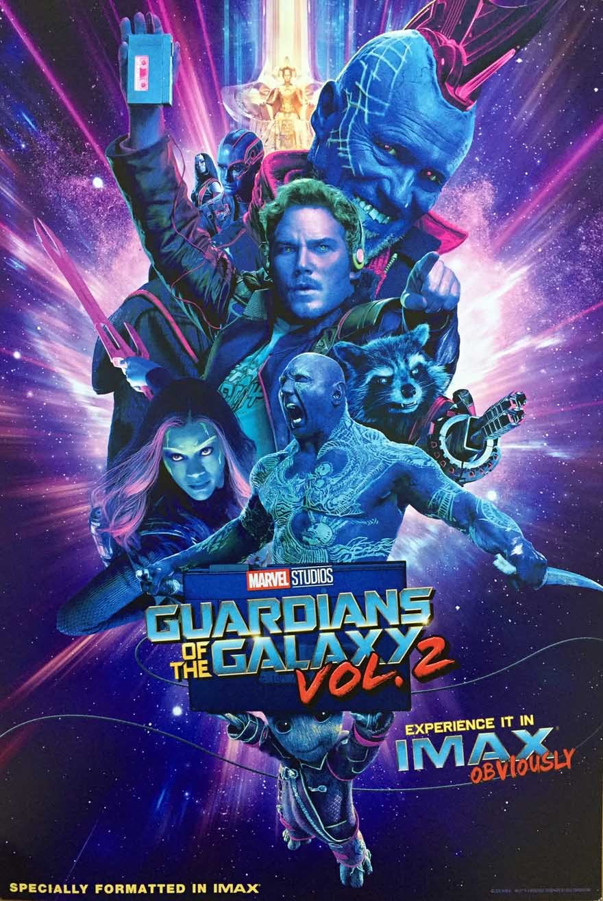 GUARDIANS OF THE GALAXY Vol. 2 MOVIE POSTER ORIGINAL Mini