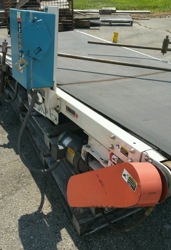 Smooth Flat Belt Roach Conveyor 4' x 10' #1313CG